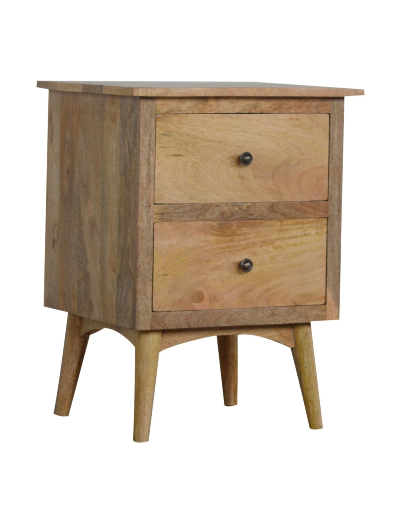 Sleepyhead Ally Teak Brown Sheesham Wood Bedside Table