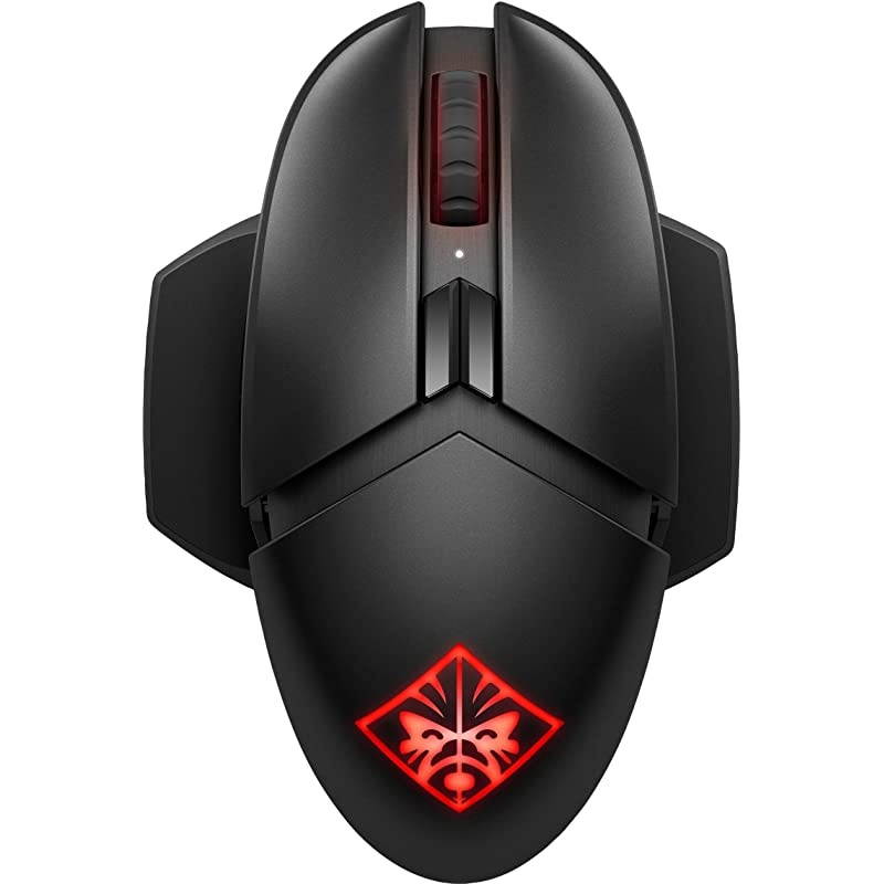 OMEN by  Photon Wireless Gaming Mouse with Qi Wireless Charging Programmable Buttons Custom RGB ESport DPI 6CL96AA
