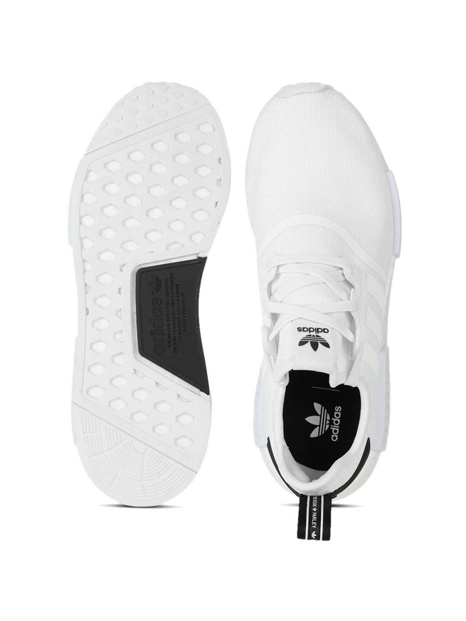 Adidas Originals Men's NMD R1 Unisex White Casual Sneakers