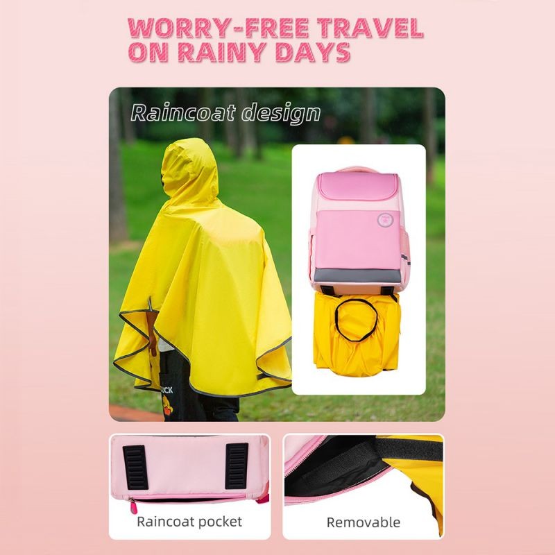 MARK RYDEN New Style 1-3-6 Grades Students Ease Spine Burden Hollow Cushioning Back Pad Backpack