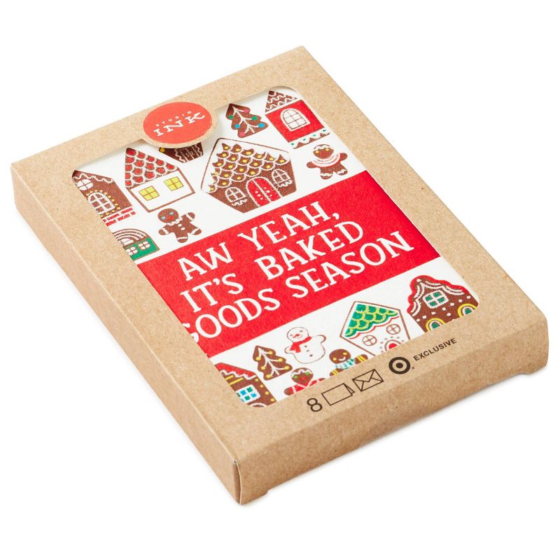 8ct Hallmark Studio Ink Baked Goods Boxed Cards