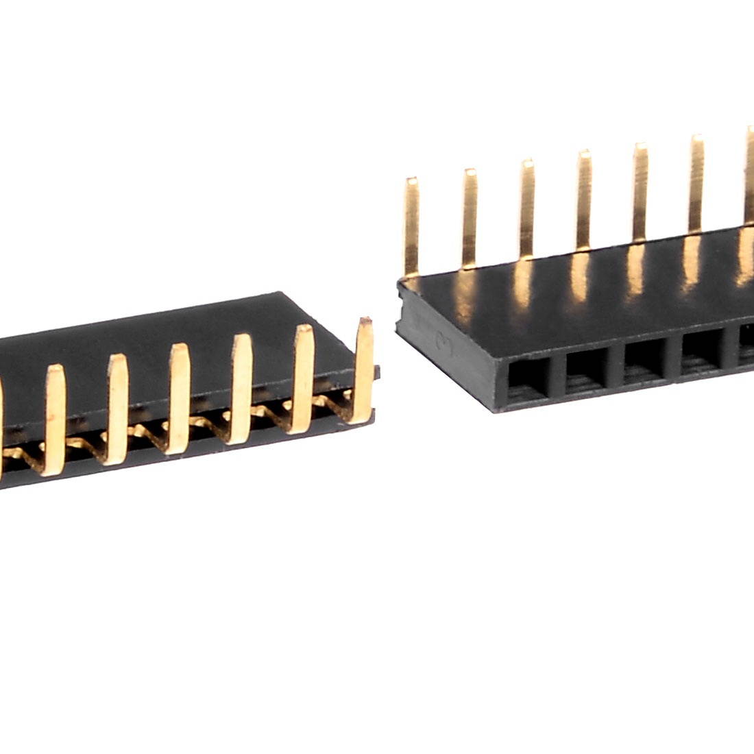 5Pcs 2mm Pitch 40P Single Row Curved Connector Pin Header Strip for PCB