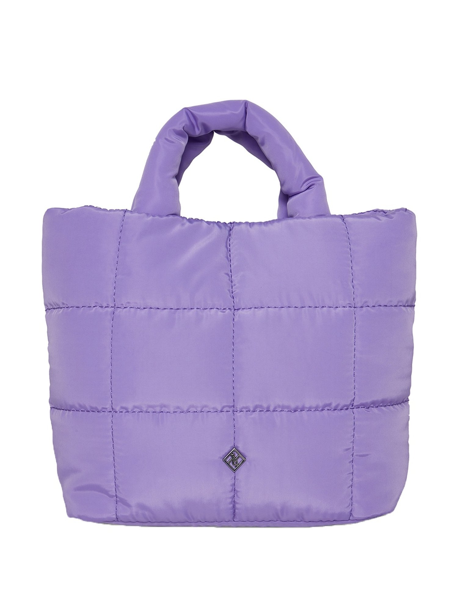 Call It Spring DAYDREAMER530 Purple Quilted Medium Tote Handbag