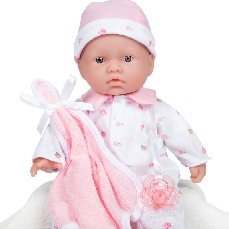 JC Toys La Baby 11" Soft Body Baby Doll - Pink