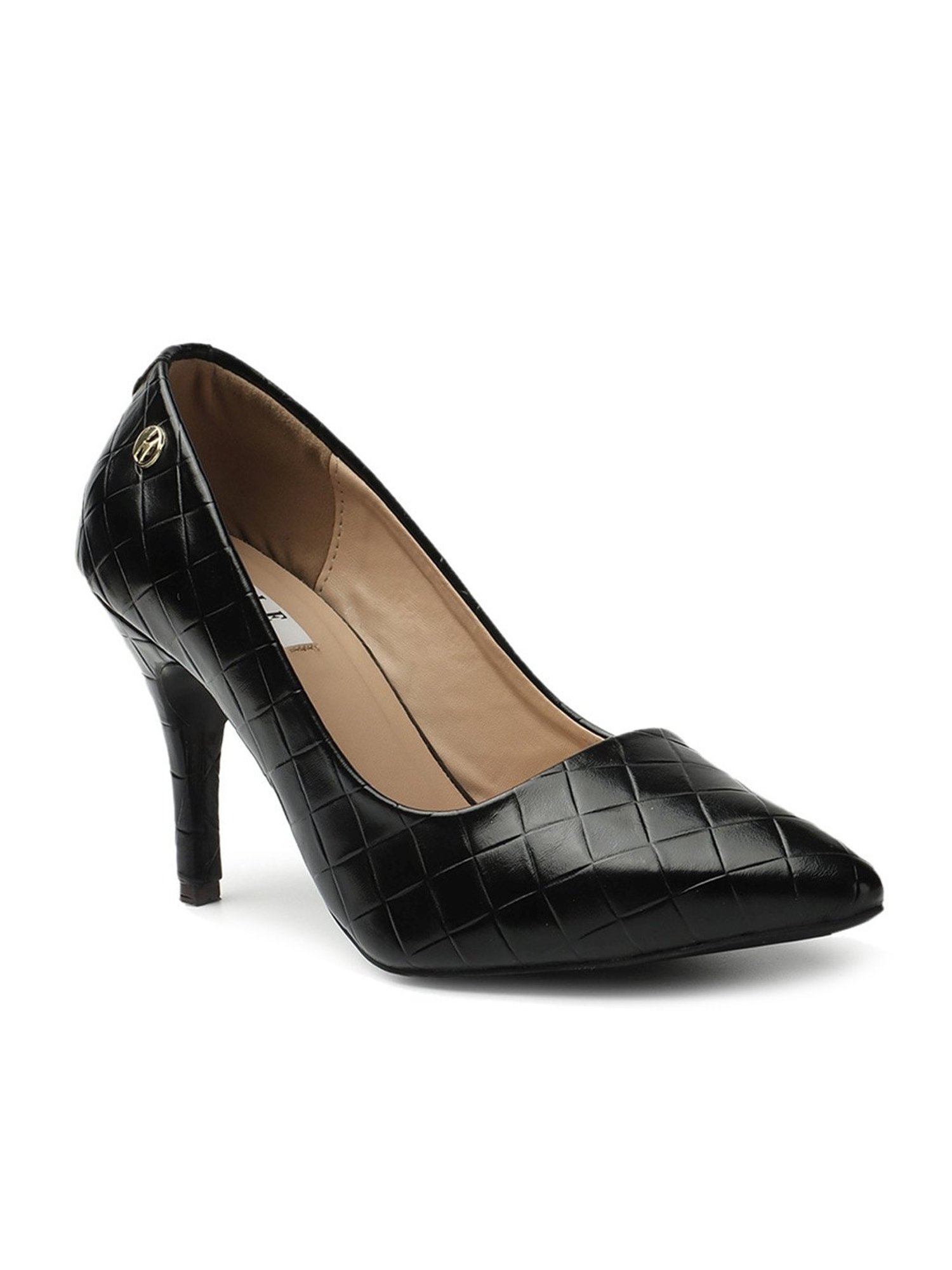Elle Women's Black Stiletto Pumps