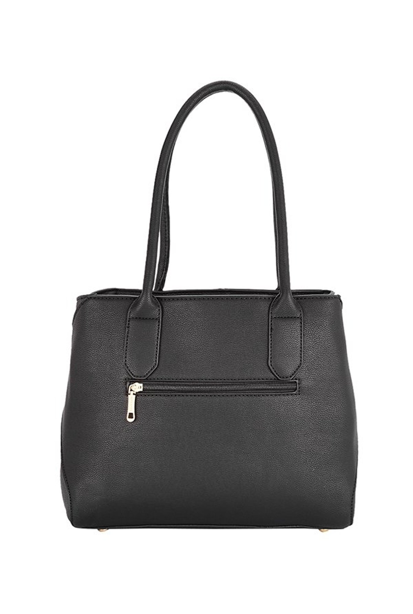 Pierre Cardin Black Solid Shoulder Handbag