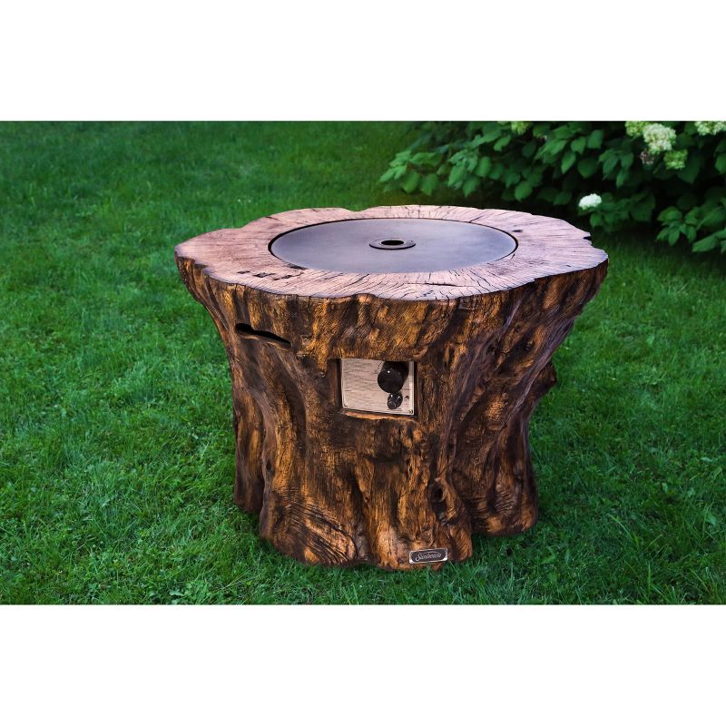 DeckMate 30371 Avondale Outdoor Backyard Patio Portable Steel Fire Bowl Fire Pit, Antiqued Copper Finish