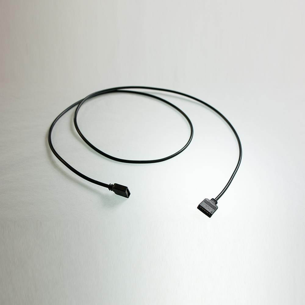 ModMyMods 5-Pin Female RGBW LED Strip 1m Extension Cable - Black (MOD-0256)