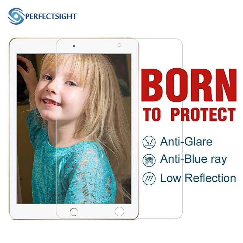 Anti Glare Blue Light Screen Protector compatible with iPad 9.7 (2018/2017,6th/5th Gen)/ iPad Pro 9.7"/ iPad Air/Air 2/ [Anti Eye Strain] Anti Reflective Matte Tempered Glass