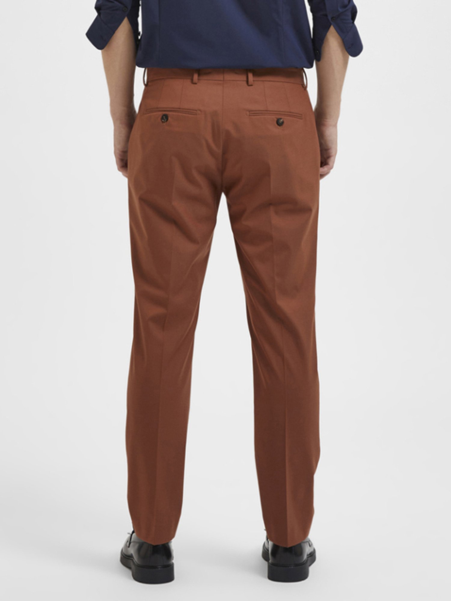 SELECTED HOMME Argan Oil Slim Fit Trousers