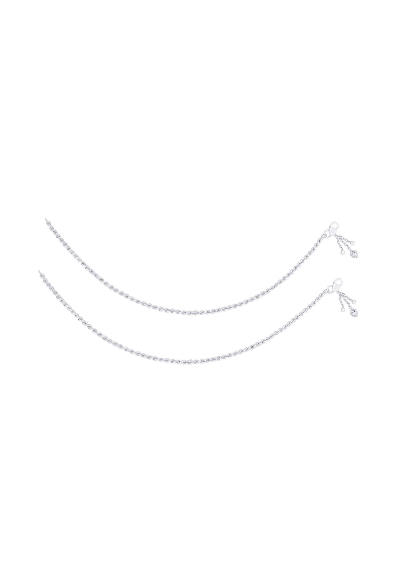 Silberry 92.5 Sterling Silver Isabelle Anklet