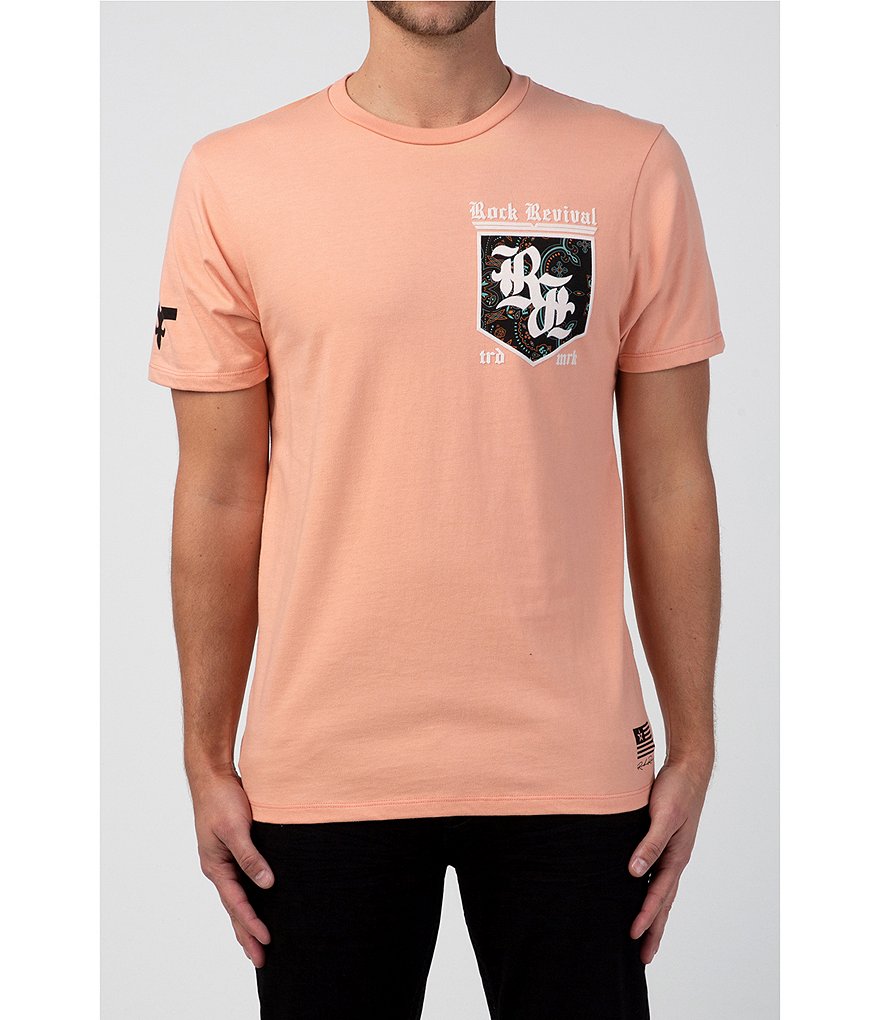Rock Revival Paisley Back Short-Sleeve T-Shirt