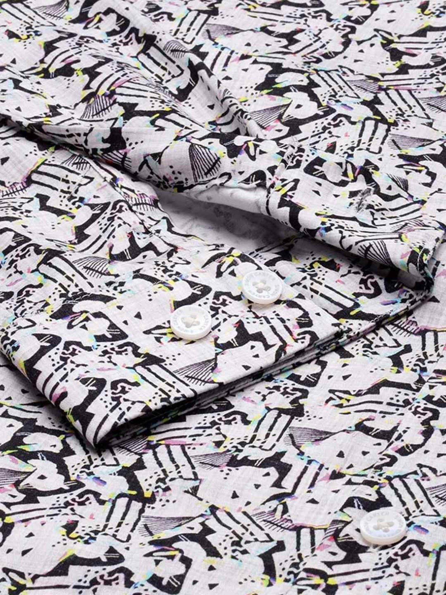 Simon Carter London Multicolor Printed Slim Fit Shirt