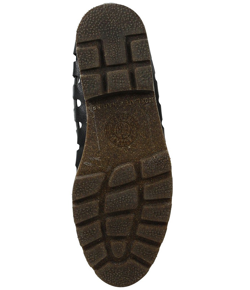 L'Amour Des Pieds Xanthia Leather Cut Out Venetian Slip Ons