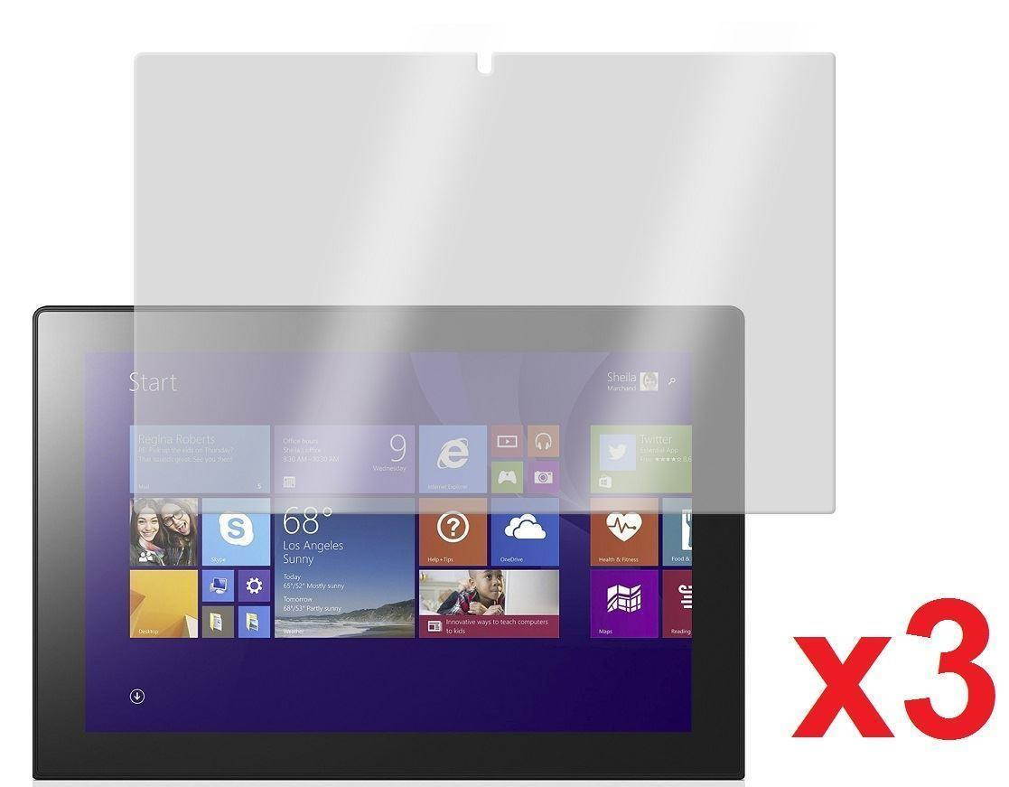 Hellfire Trading 3x Anti-Glare Screen Protector Cover for Lenovo Miix 3 1030
