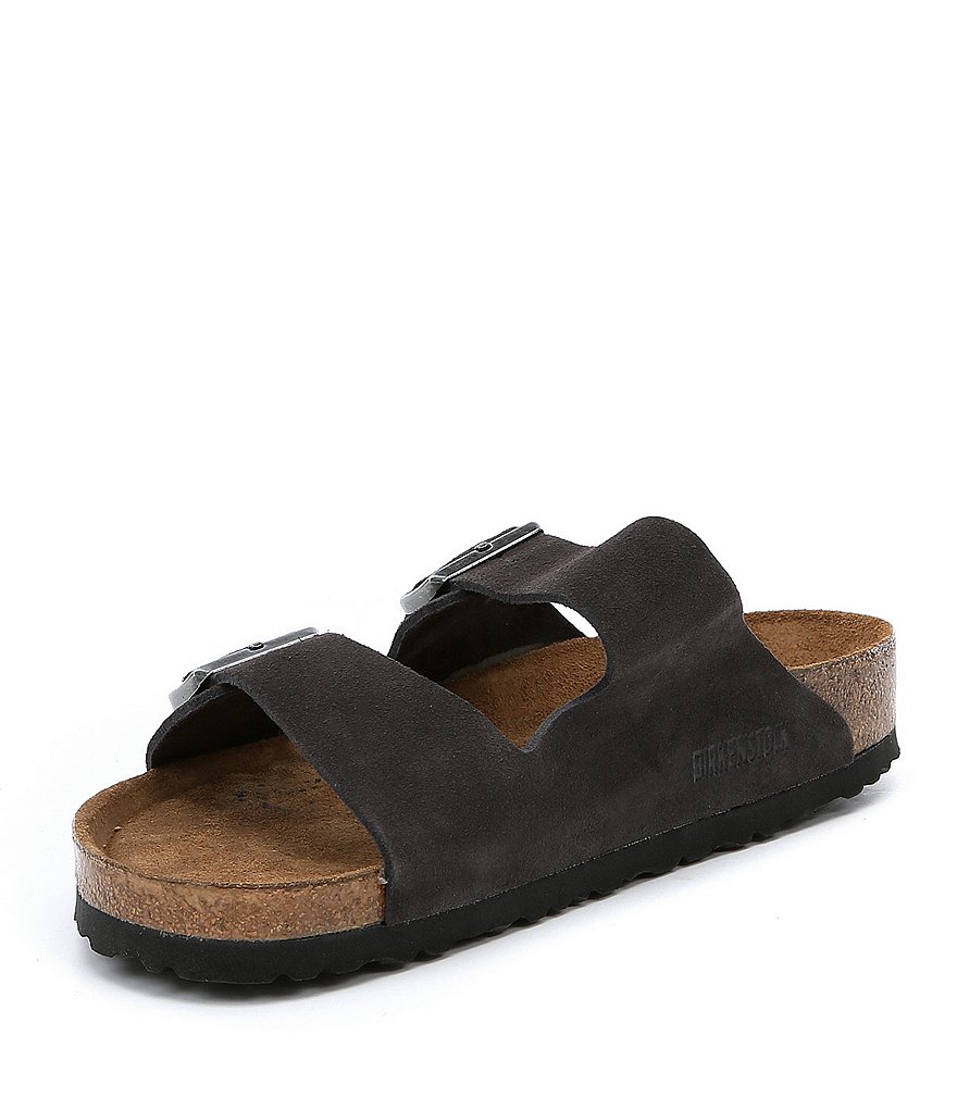 Birkenstock Arizona Men's Suede Double Banded Slip On Sandals