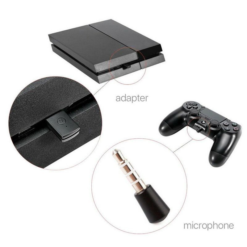 Mini Wireless Bluetooth Receiver Dongle USB Adapter For  PS4 Playstation