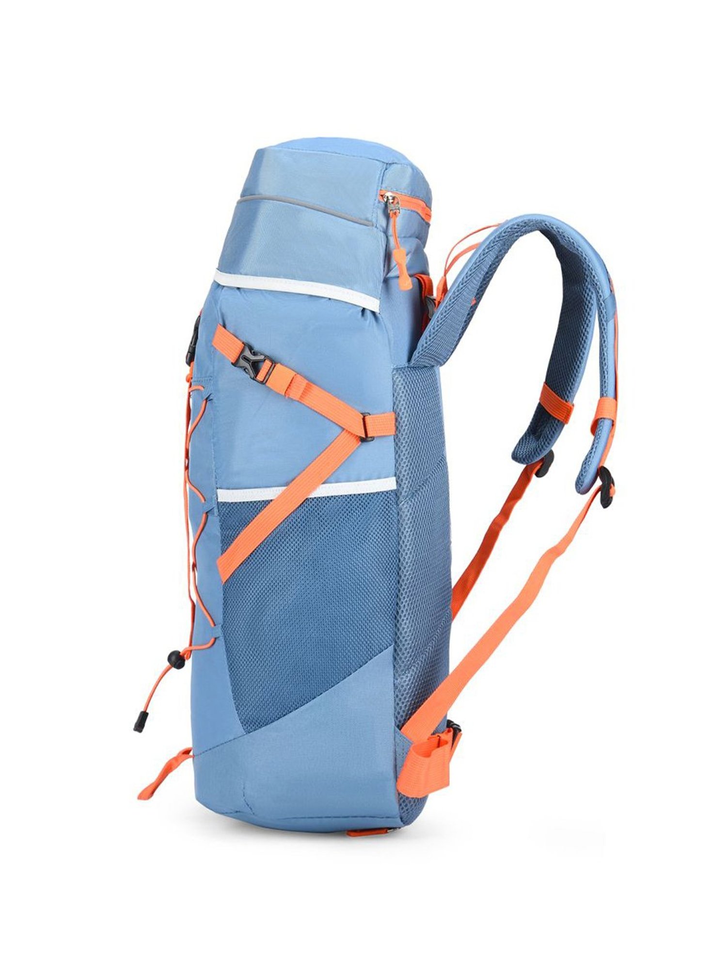 Skybags Crest Spring Blue Polyester Solid Rucksack - 45 Ltrs