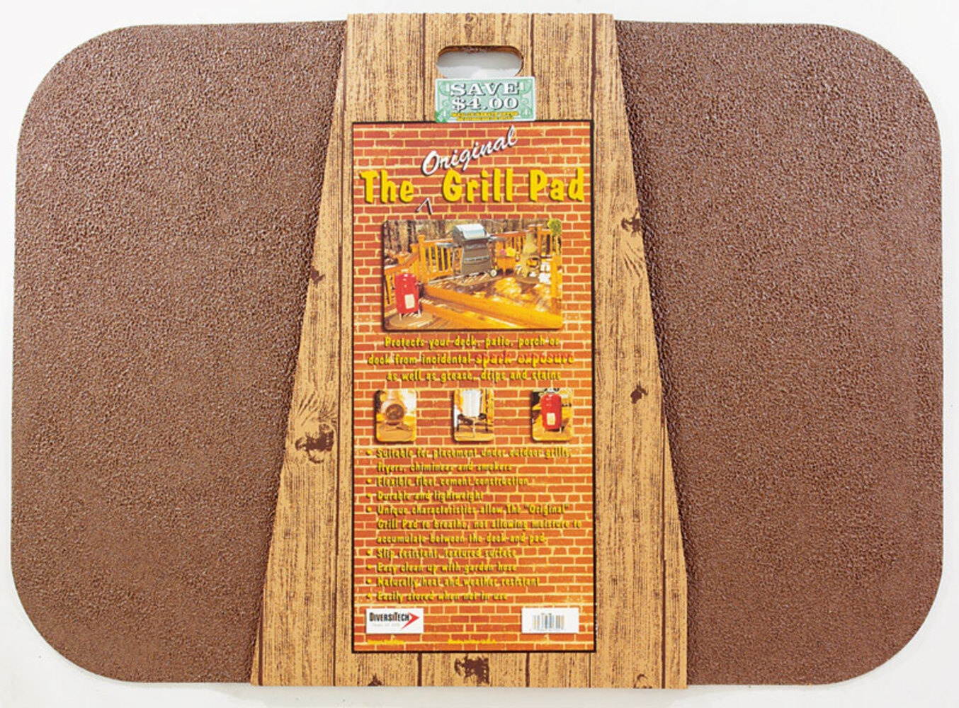 The Original Grill Pad Fiber Cement Grill Pad - Case Of: 5