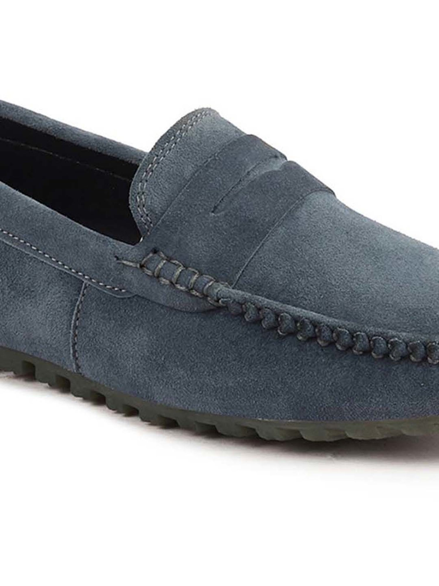 Fausto Men's Grey Casual Loafers