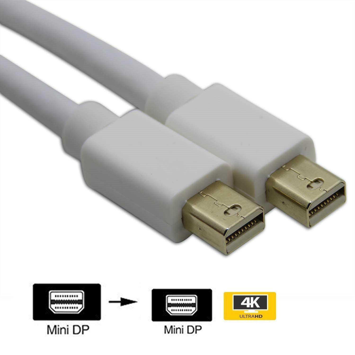 6ft Mini Displayport 1.2V Male to Mini Displayport male Cable support 4K*2K
