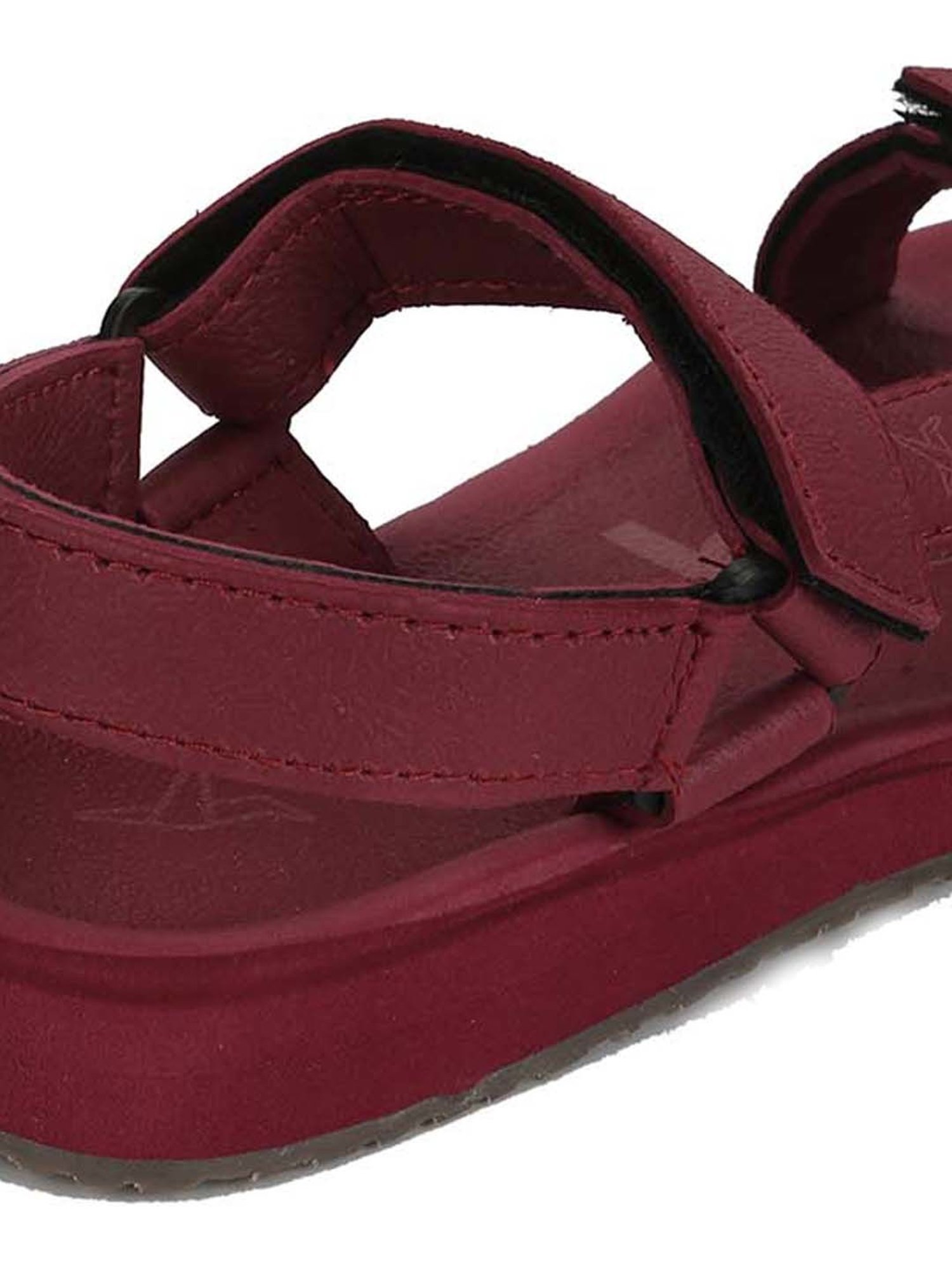 Yoho Men's Maroon Floater Sandals