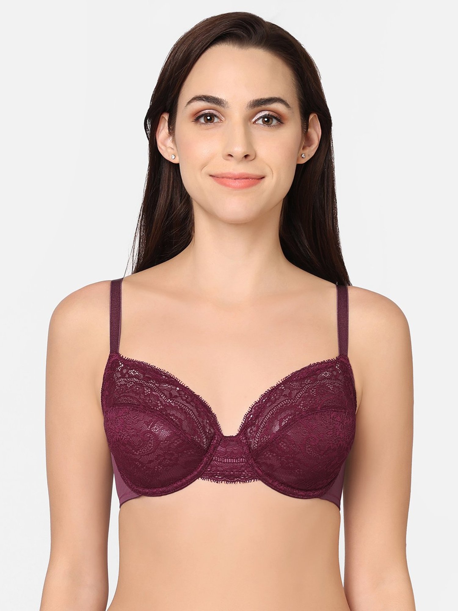 Wacoal Wine Lace Full Coverage Everyday Bra