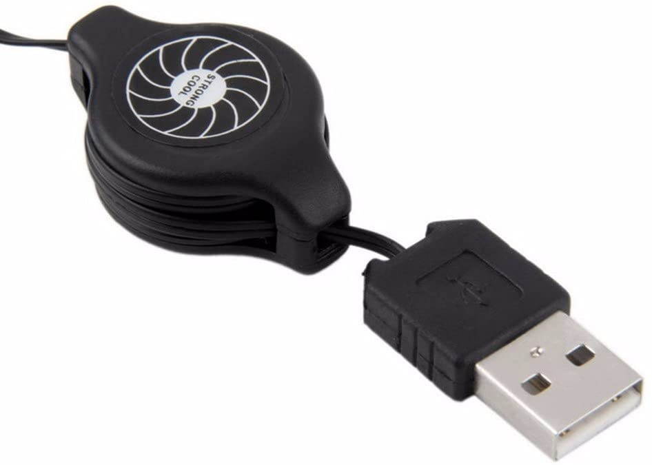 Mini Flexible Vacuum LED USB Cooler Air Extracting Cooling Pad Fan for Notebook Laptop Computer Peripheral External Cooling Fan