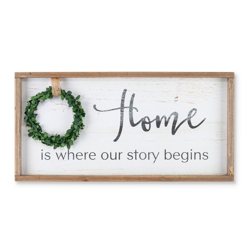 Lone Elm Studios Set of 2 23.63-inch Wooden Wall D'ecor