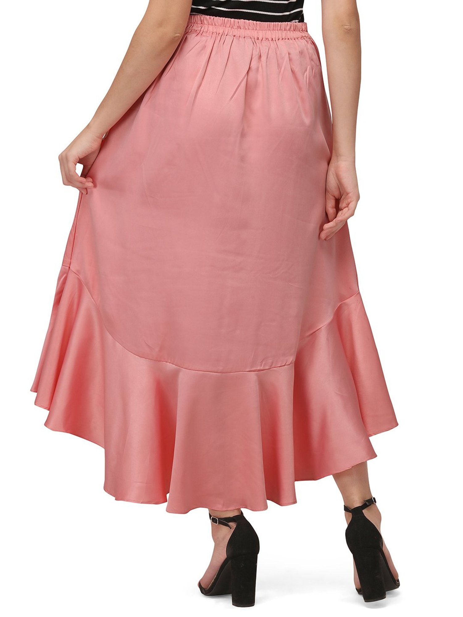 Smarty Pants Pink Below Knee Skirt