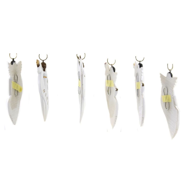 Holiday Ornament 4.0" Angel Ornaments Christmas Peace Joy Unity  -  Ornament Sets