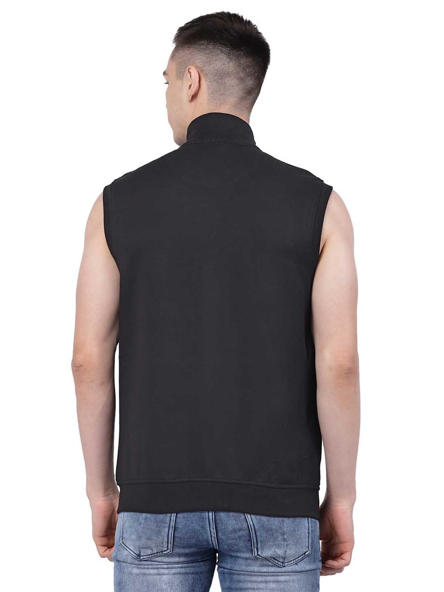 Kalt Black Regular Fit Jacket