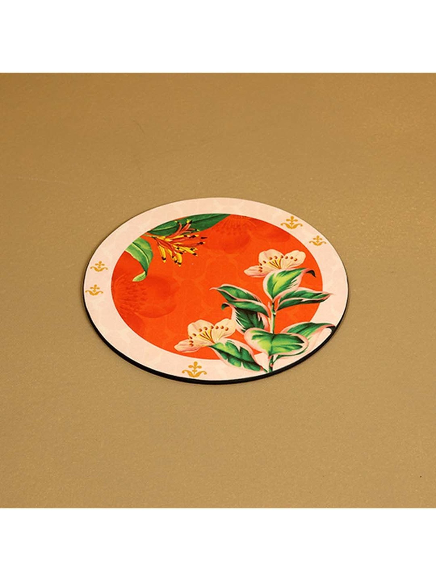 ICRAFT Multicolor Mdf Mor Series Trivets - Set of 4