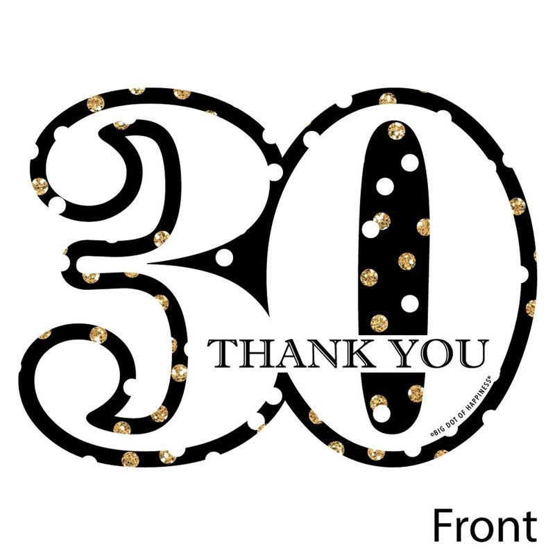 Big Dot of Happiness Adult 70th Birthday - Gold - Shaped Fill-In Invitations - Birthday Party Invitation Cards with Envelopes - Set of 12