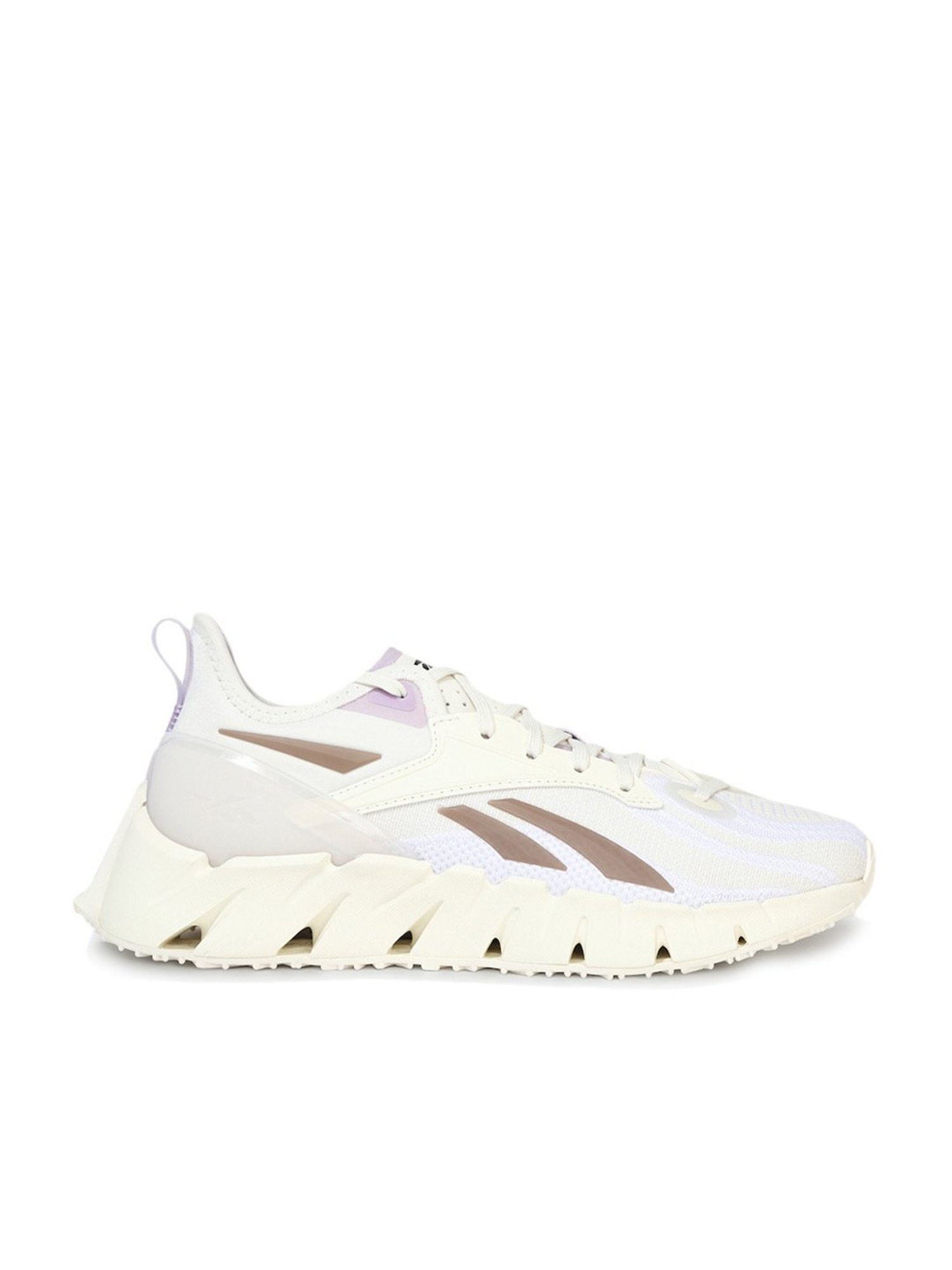 Reebok Women's Zig Kinetica 3 Off White Running Shoes