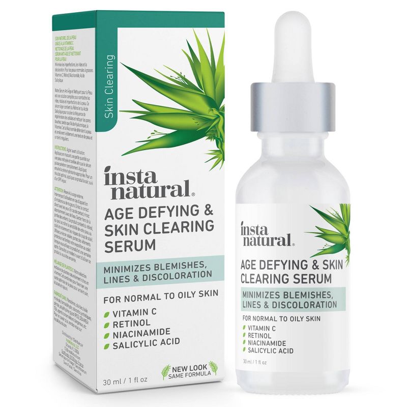 InstaNatural Skin Clearing Facial Serum – 1 fl oz