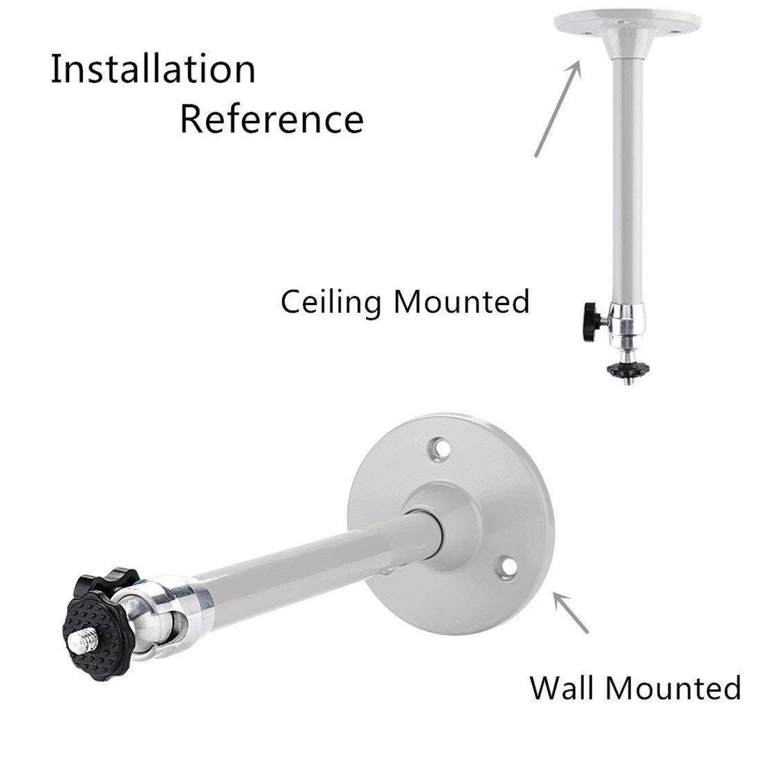 Ivosmart Mini Projector Wall Ceiling Mount Hanger 5KG Load Mounting Bracket For Mini Projector Camera With 9.3" Extension Pole
