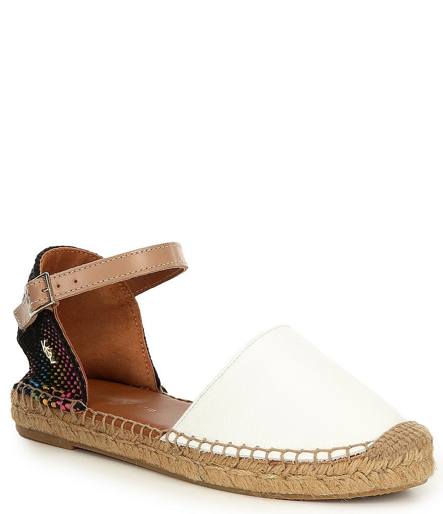 Kurt Geiger London Manty Rainbow Leather Espadrille Sandals