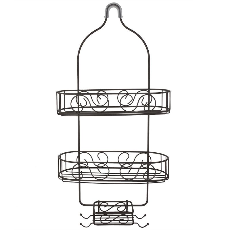 Home Basics Scroll Shower Caddy