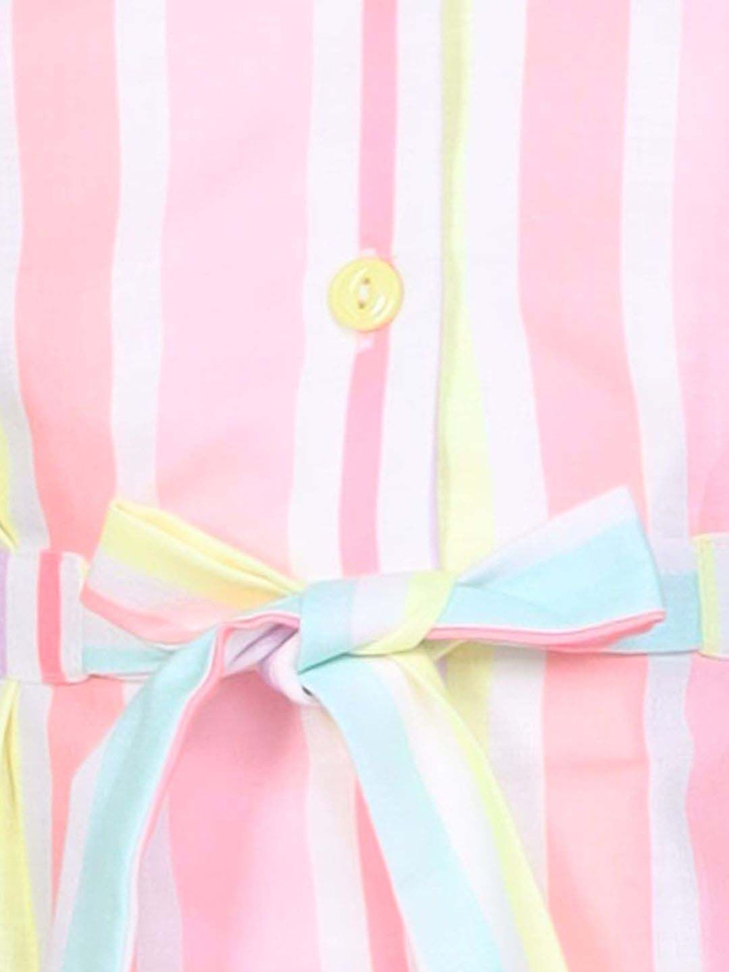 Peppermint Girls Multicolor Striped Dress