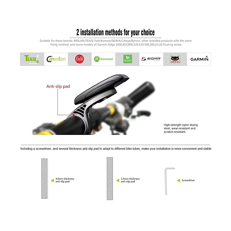 C1 Speed & Cadence Sensor - No Magnets Required - Connects to Bike Computers, Speedometers, Smart Trainers and Apps That use Bluetooth 4.0 BLE & ANT+ Techonolgy, Black