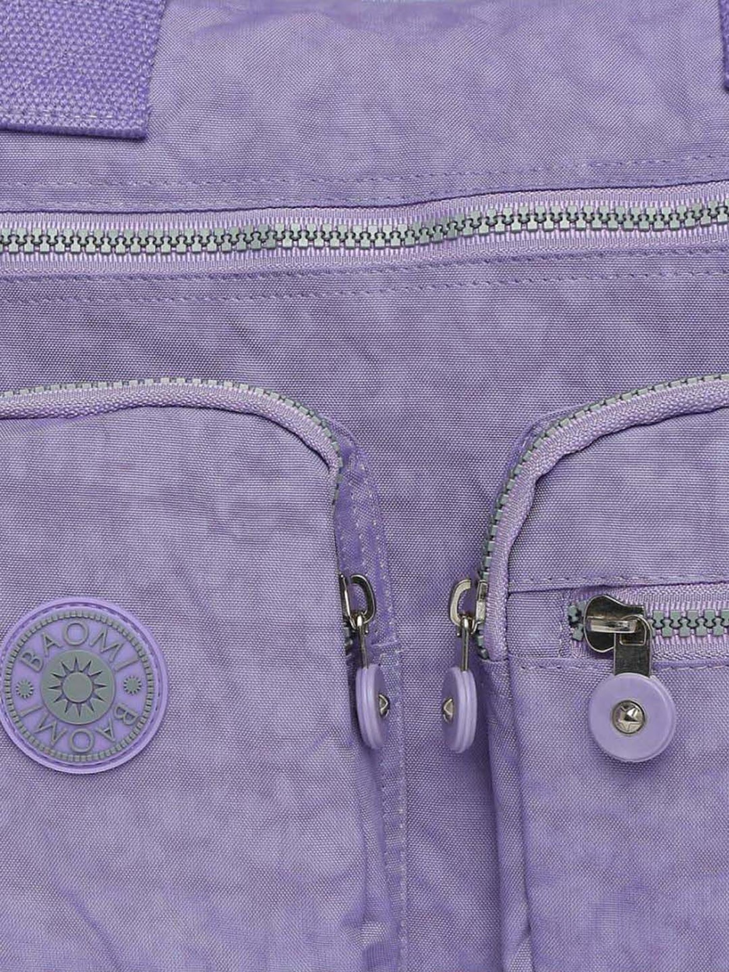 Baomi Purple Solid Medium Cross Body Bag