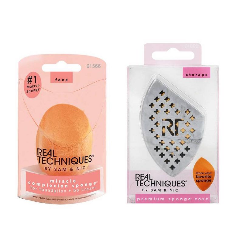 Real Techniques Miracle Complexion Sponge & Silicone Sponge Case
