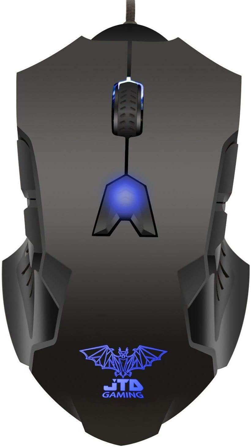 J-Tech Digital M999 Professional Gaming High Precision 200 to 8200 DPI Adjustable DPI LED Wired USB Laser Gaming Mouse for PC 8 Programmable Buttons 5 User Profiles Omron Switches Avago Sensor