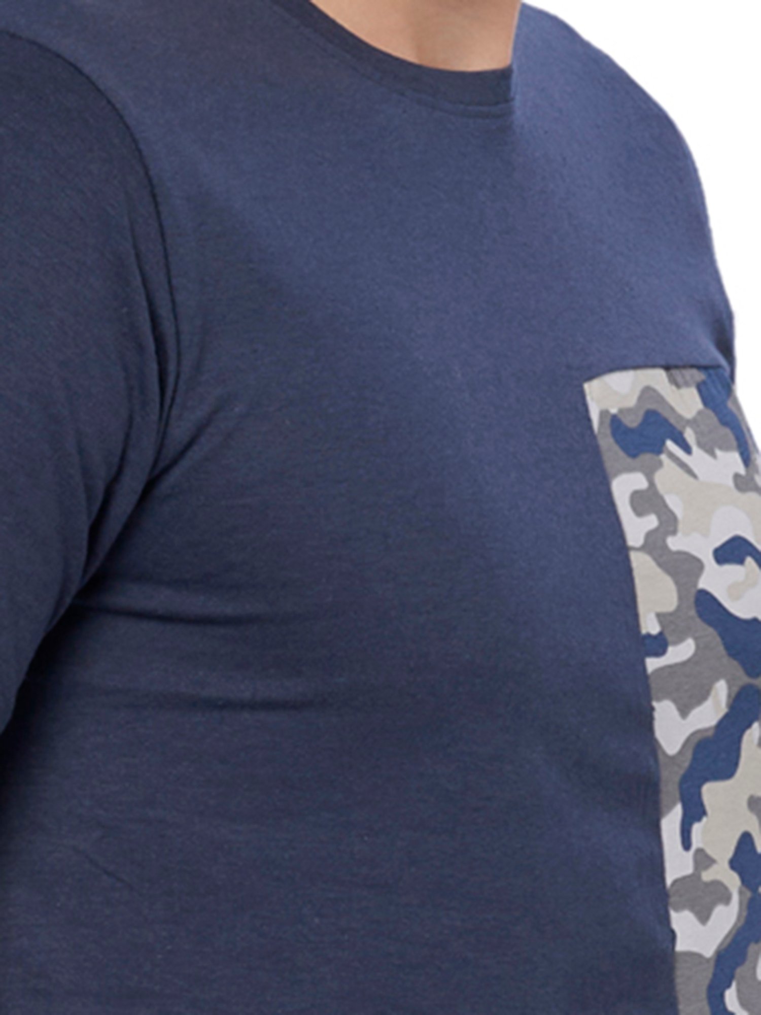 DOMIN8 Men Breathable Camouflage Cotton Poly Blend Training Sports T-Shirt