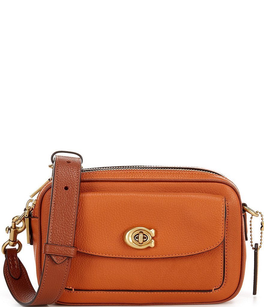 COACH Colorblock Leather Willow Camera Bag