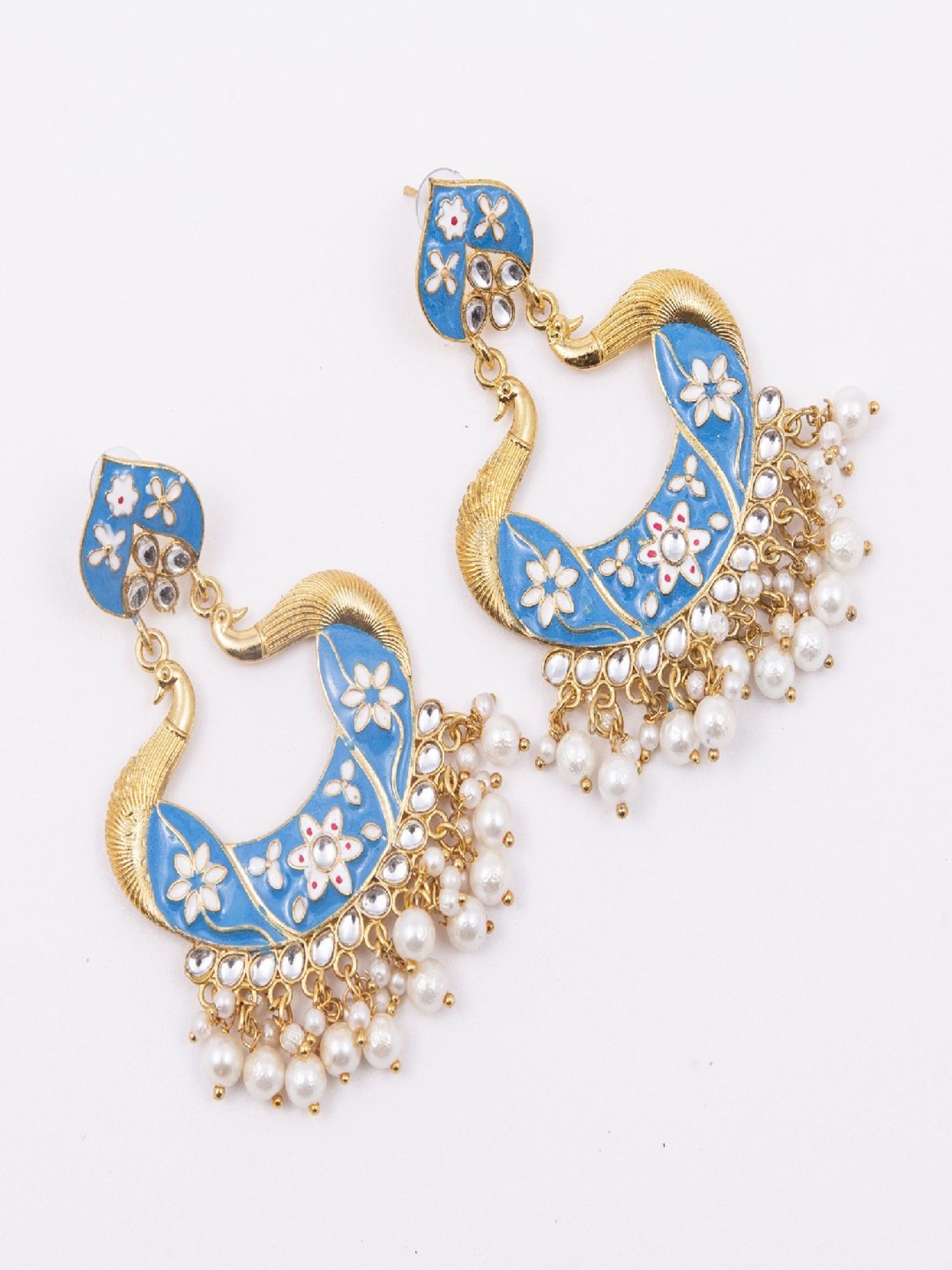 Jewelz Wedding and Fastive Season Chand Bali Earrings for womens & Girls