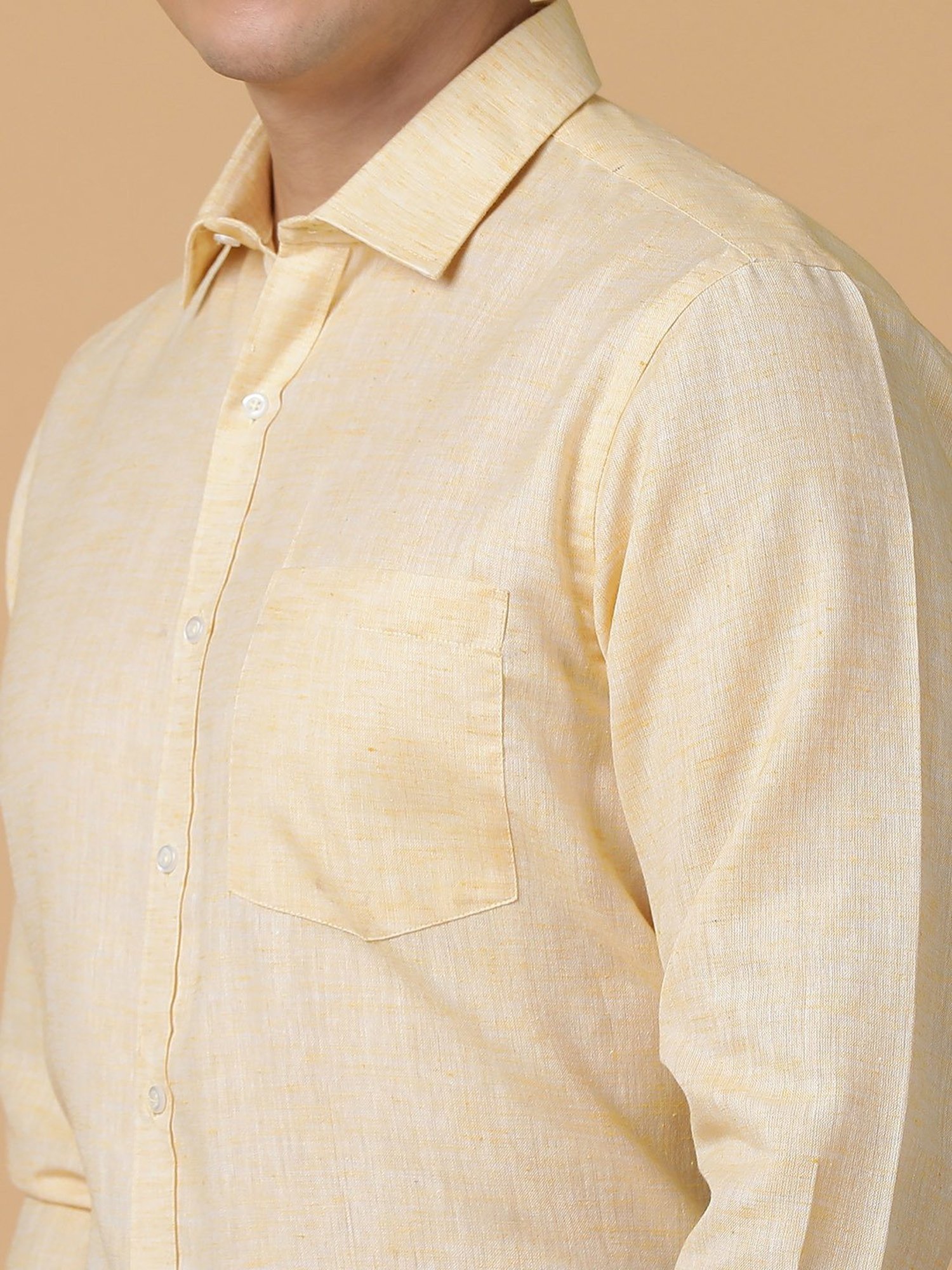 TABARD Yellow Regular Fit Shirt