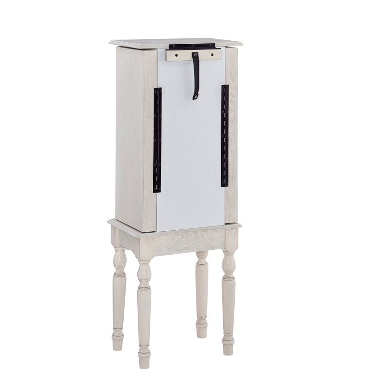 Obrecht Jewelry Armoire Off White - Powell Company