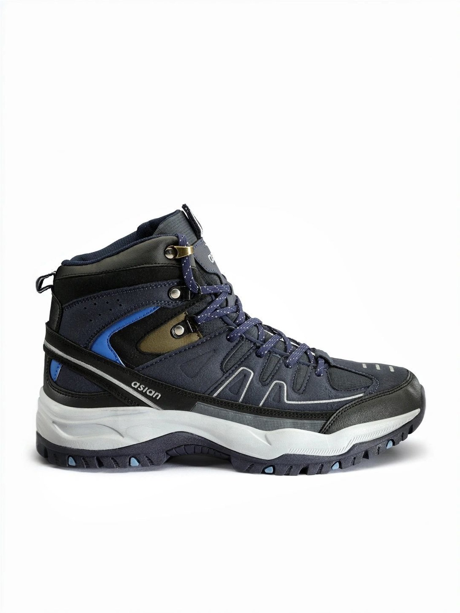 Asian Men's Navy Outdoor Shoes